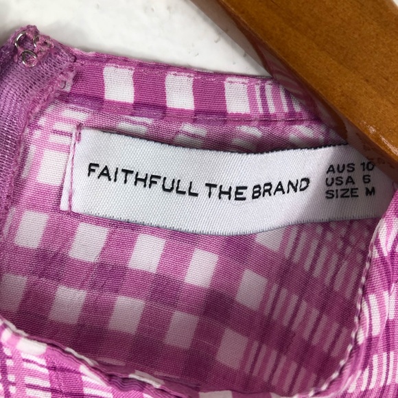 FAITHFULL THE BRAND EDWINA RUFFLED Dress size 6 - Picture 5 of 7